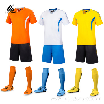 Custom Design Soccer Shirts Uniforme Soccer Plain Jerseys